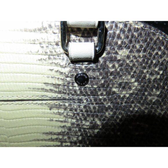 Coach Lizard Embossed Leather Mini Sierra Crossbody Dome Satchel - Picture 12 of 14